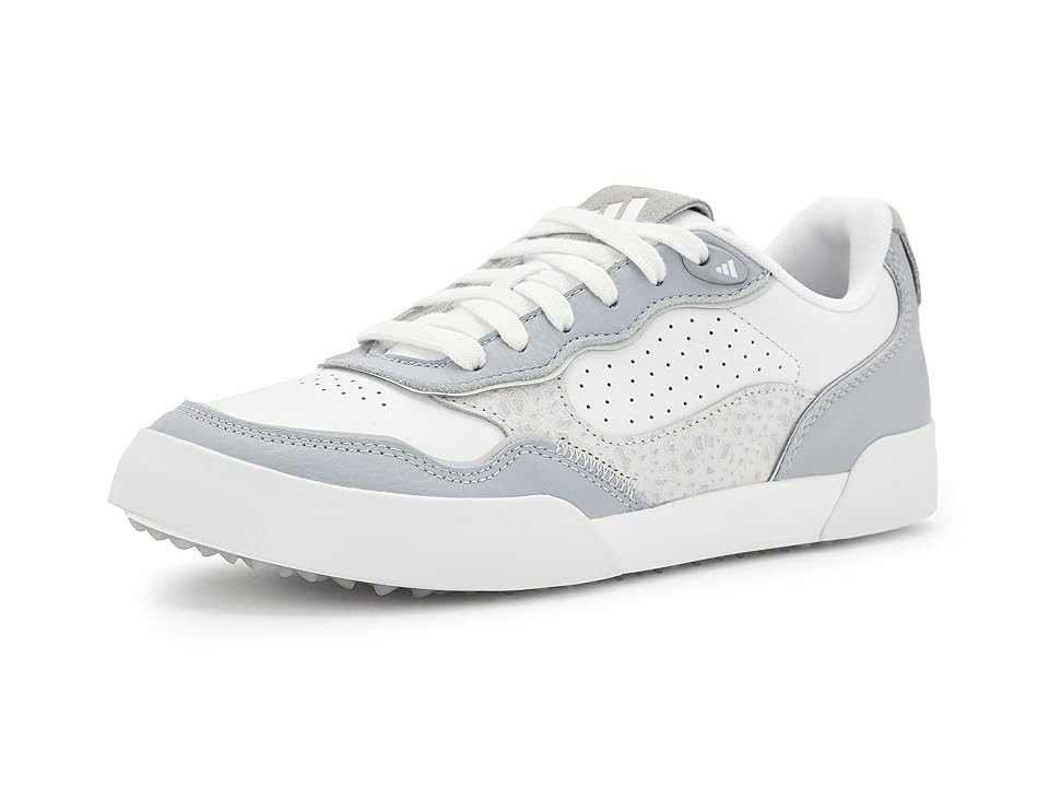 adidas Golf Retrocross 25 Women's Golf Shoes Ftwr White/Halo Silver/Dash Grey : 11 B - Medium, Leather | Zappos
