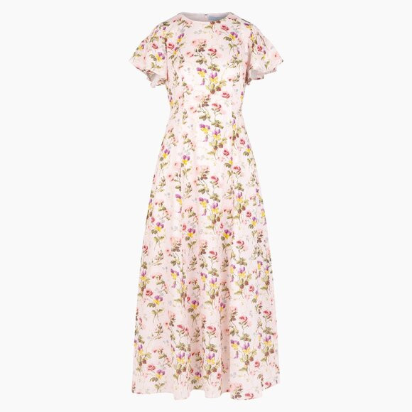 Hill House Home The Dominique Dress - Pink Bluebonnet Size L | Poshmark