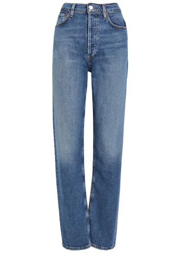 90s Pinch Waist straight-leg jeans | Harvey Nichols