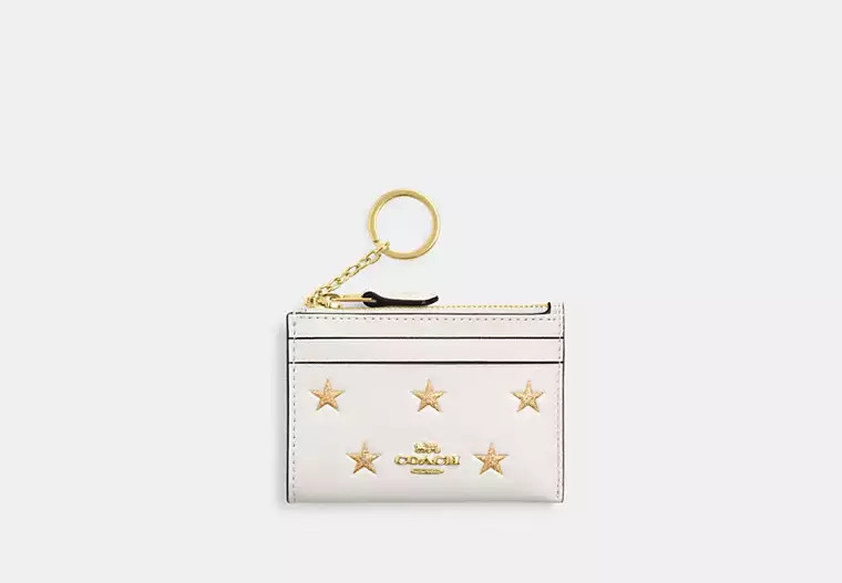 Mini Skinny Id Case With Star Print | Coach Outlet US