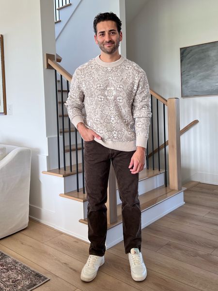 Cort is wearing a medium in sweater, 30x30 in jeans, shoes are true to size! #kathleenpost #outfitsfordudes #abercrombie

#LTKstyletip #LTKmens #LTKSeasonal