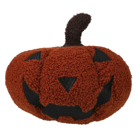 Faux Sherpa Pumpkin Pillow 9in x 7.87in | Five Below