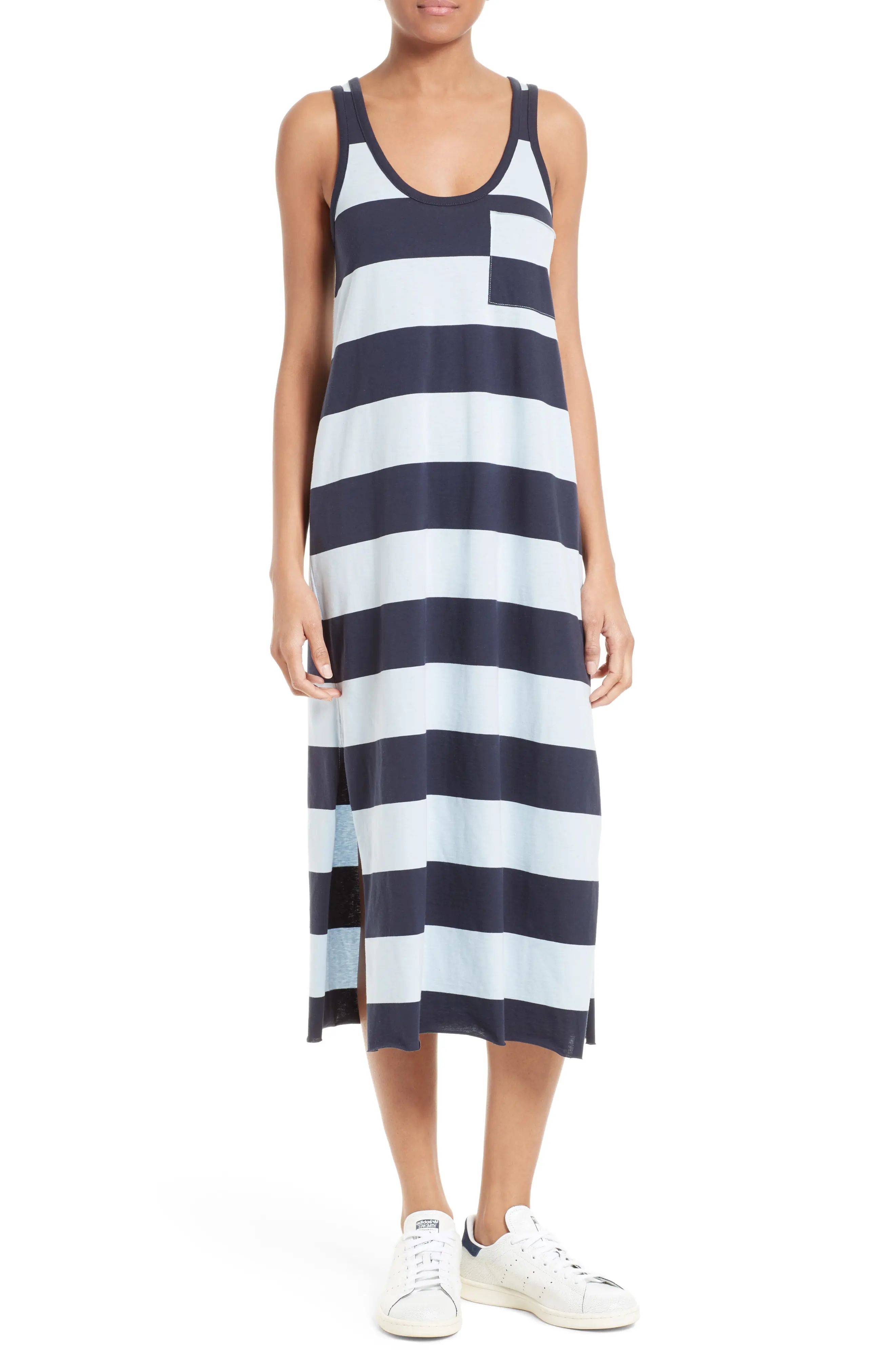 Stripe Mercerized Jersey Dress | Nordstrom