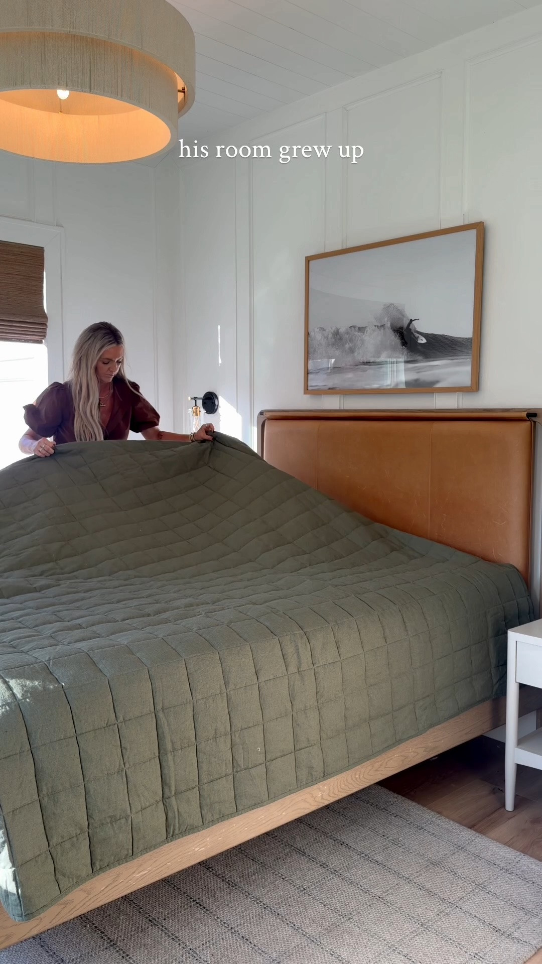 Surprised my guy with a room refresh. Cozy layers for the 18 year old who still doesn't care about decor, but I do.

@Quince  #QuincePartner

#LTKSeasonal #LTKSaleAlert #LTKHome