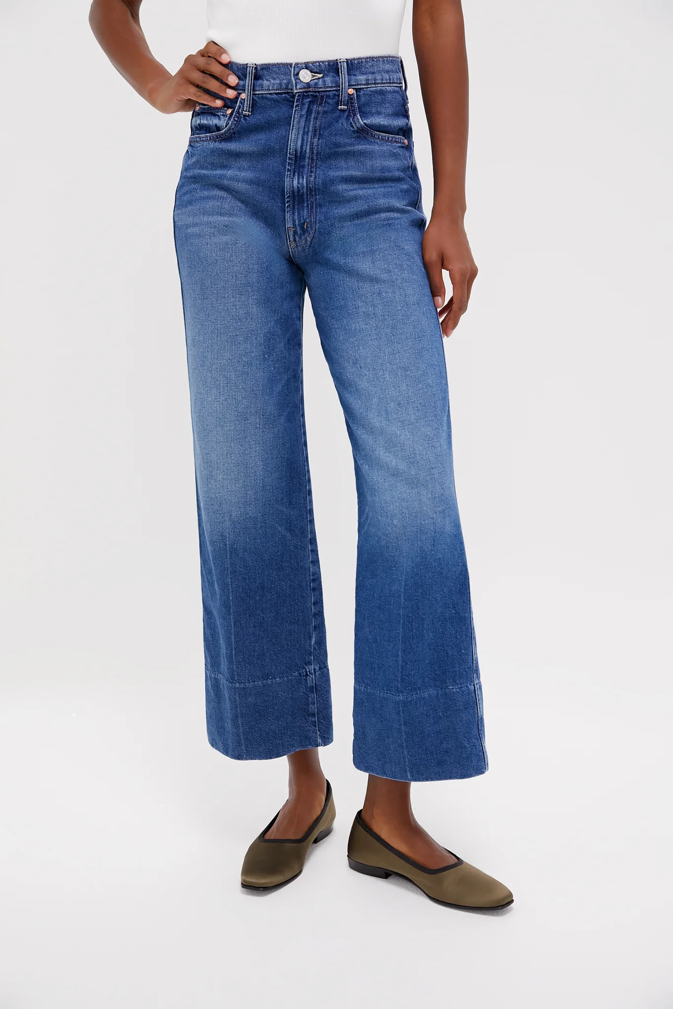 Rags to Riches The Maven Wide Hem Ankle | Tuckernuck (US)