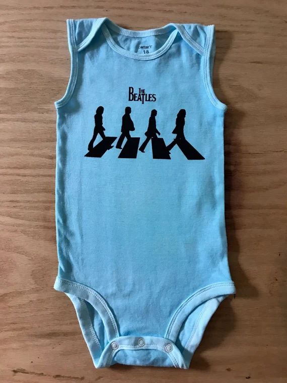 Beatles Screen Print Baby Bodysuit/Kids Shirt//Abbey | Etsy | Etsy (US)