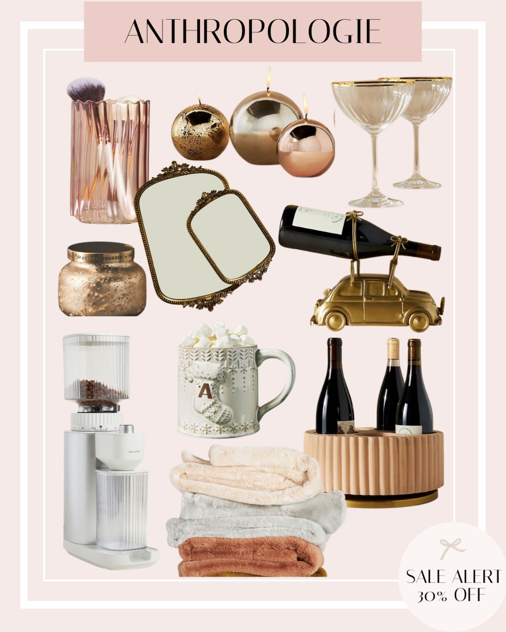 Anthropologie sale alert. 30% off home and gifting favorite for her. Gift guide for her. Hostess gift ideas. 

#LTKSeasonal #LTKGiftGuide #LTKunder100