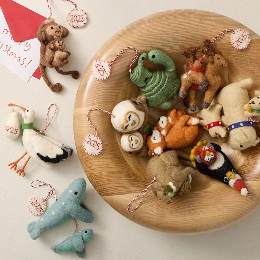 Felt ornaments | West Elm (US)