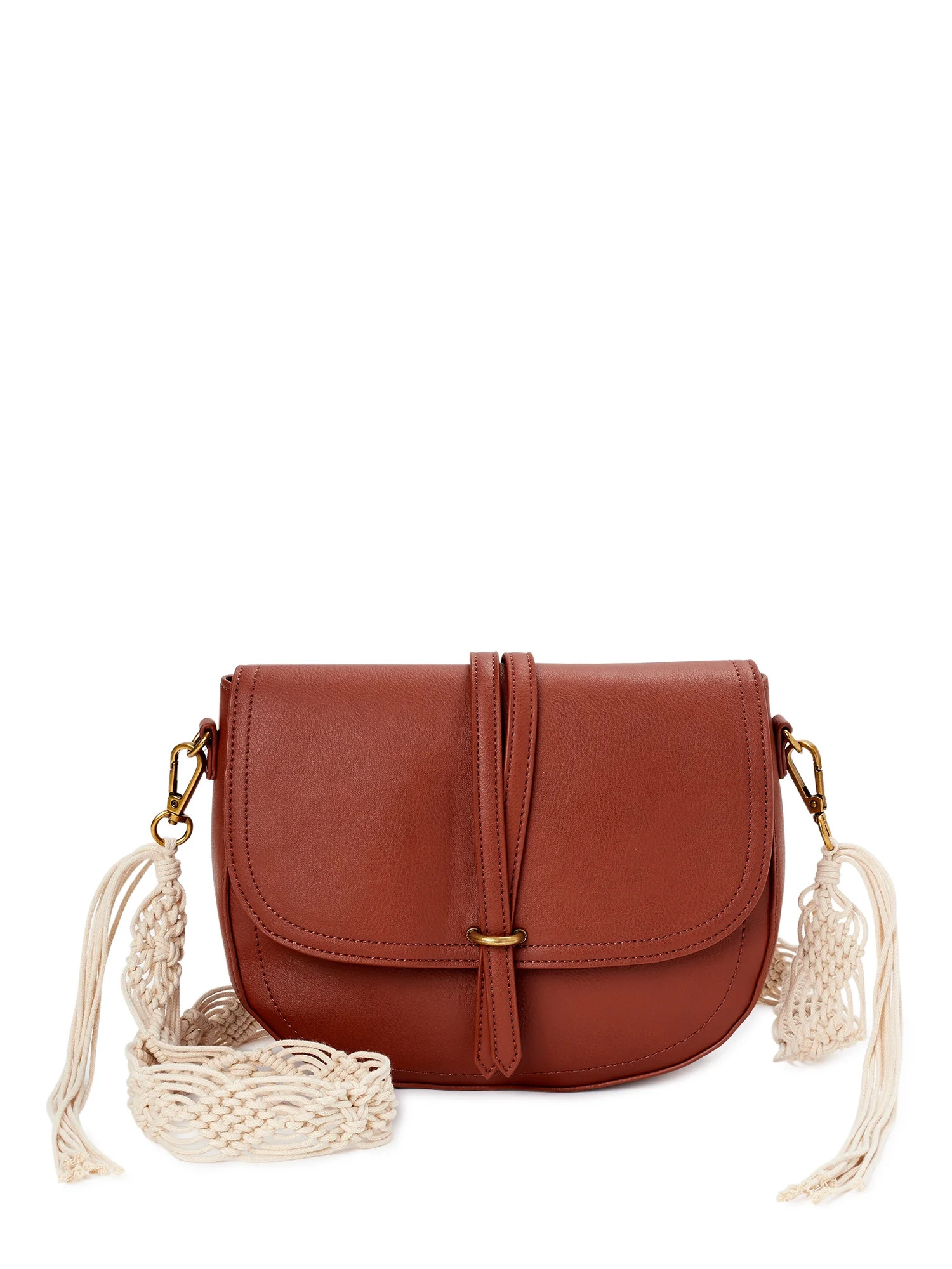 Scoop Women's Macrame Crossbody Satchel Handbag - Walmart.com | Walmart (US)