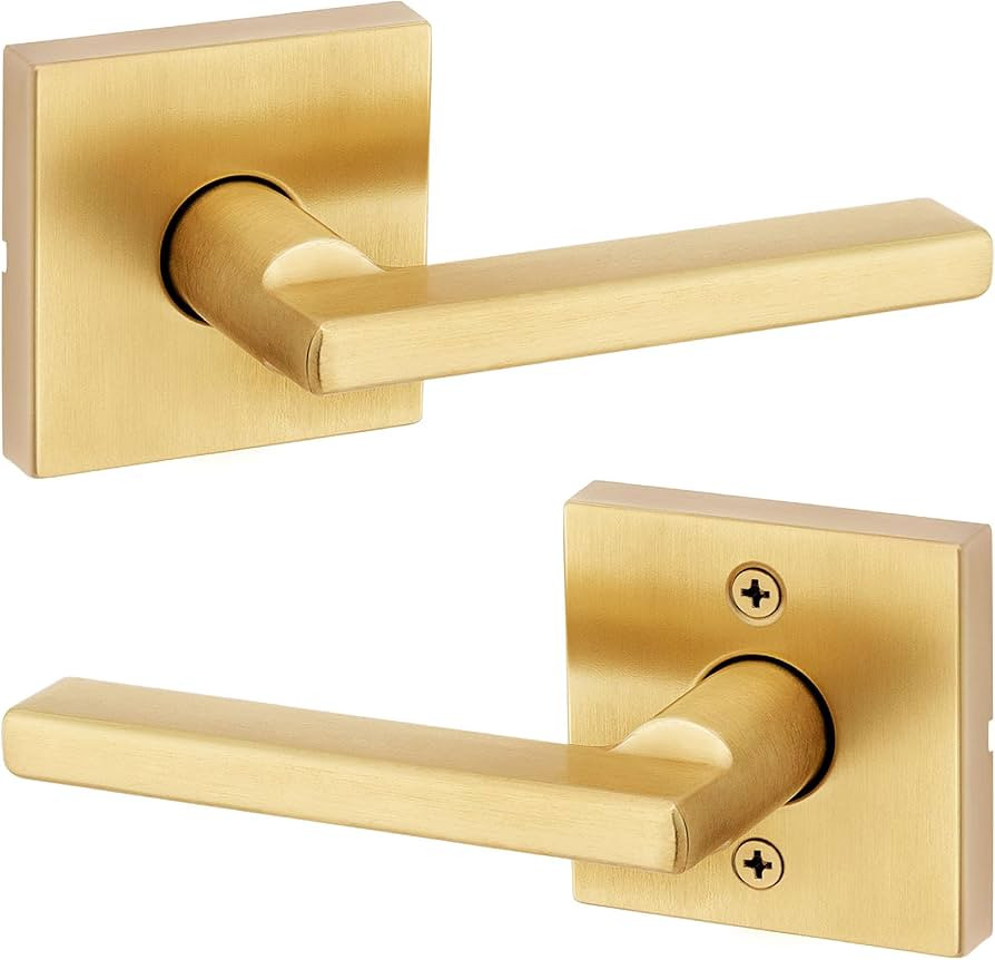 Kwikset Halifax Interior Passage Door Handle, Lever for Closet and Hallway Doors, Reversible Non-... | Amazon (US)