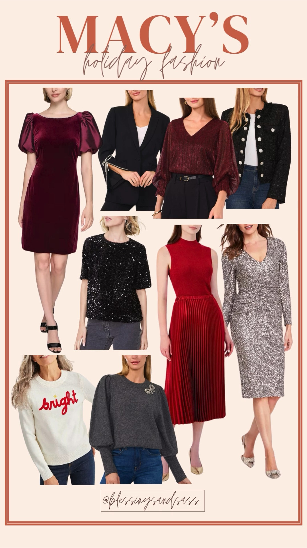 Macy’s Holiday Fashion! 

Women’s fashion, holiday fashion, holiday style, holiday outfit inspo, holiday ootd, holiday outfits, Black Friday, Black Friday sales, maxi dress, sweaters, sequin, mini dress, cardigan 

#LTKHoliday #LTKCyberWeek #LTKStyleTip