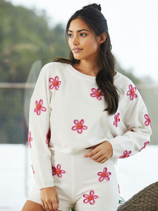 Flower Stitch Shorts | Altar'd State