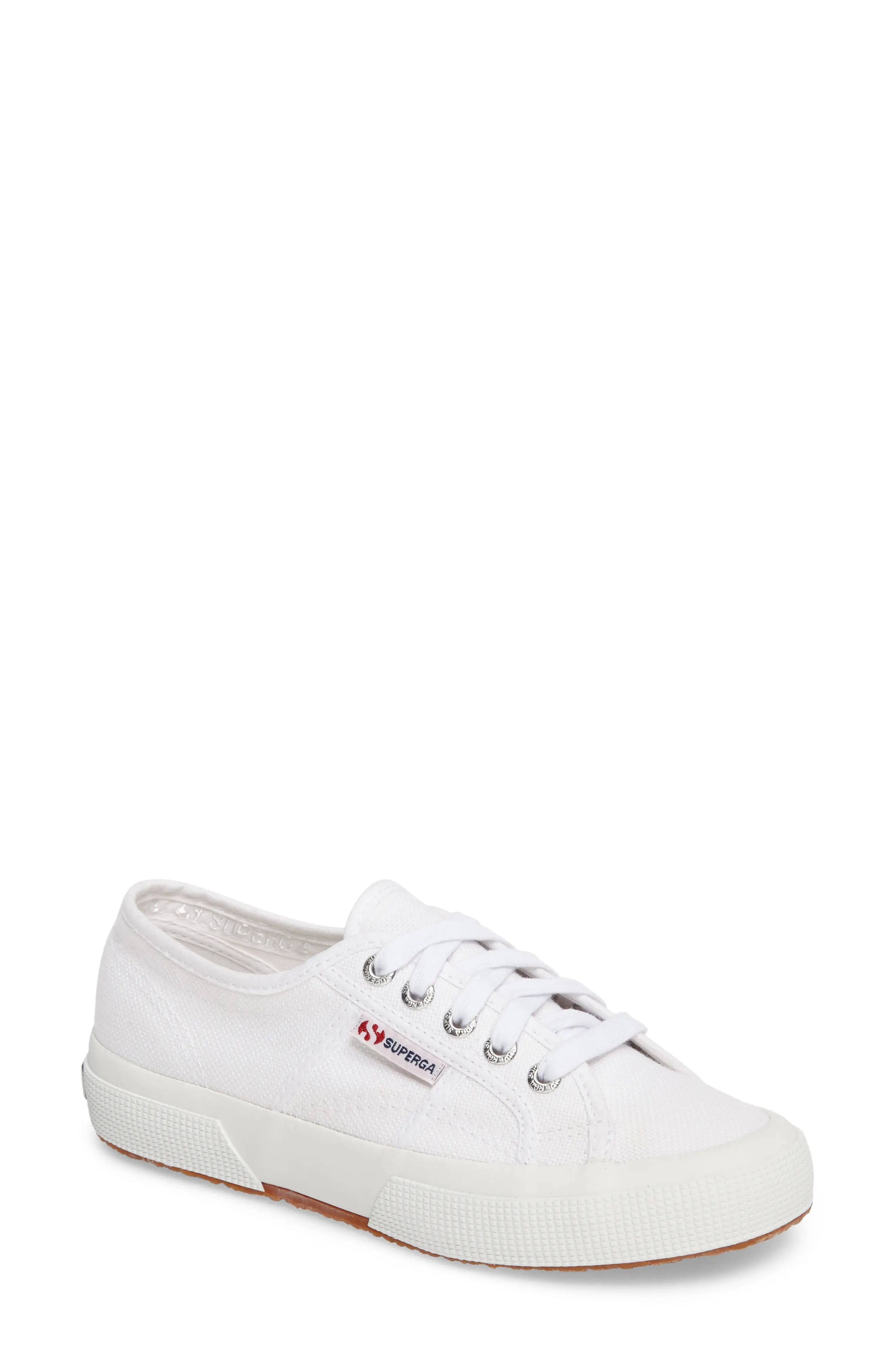 Superga Cotu Sneaker in White Canvas at Nordstrom, Size 8Us | Nordstrom