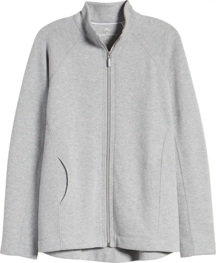 New Aruba Zip Front Stretch Cotton Jacket | Nordstrom