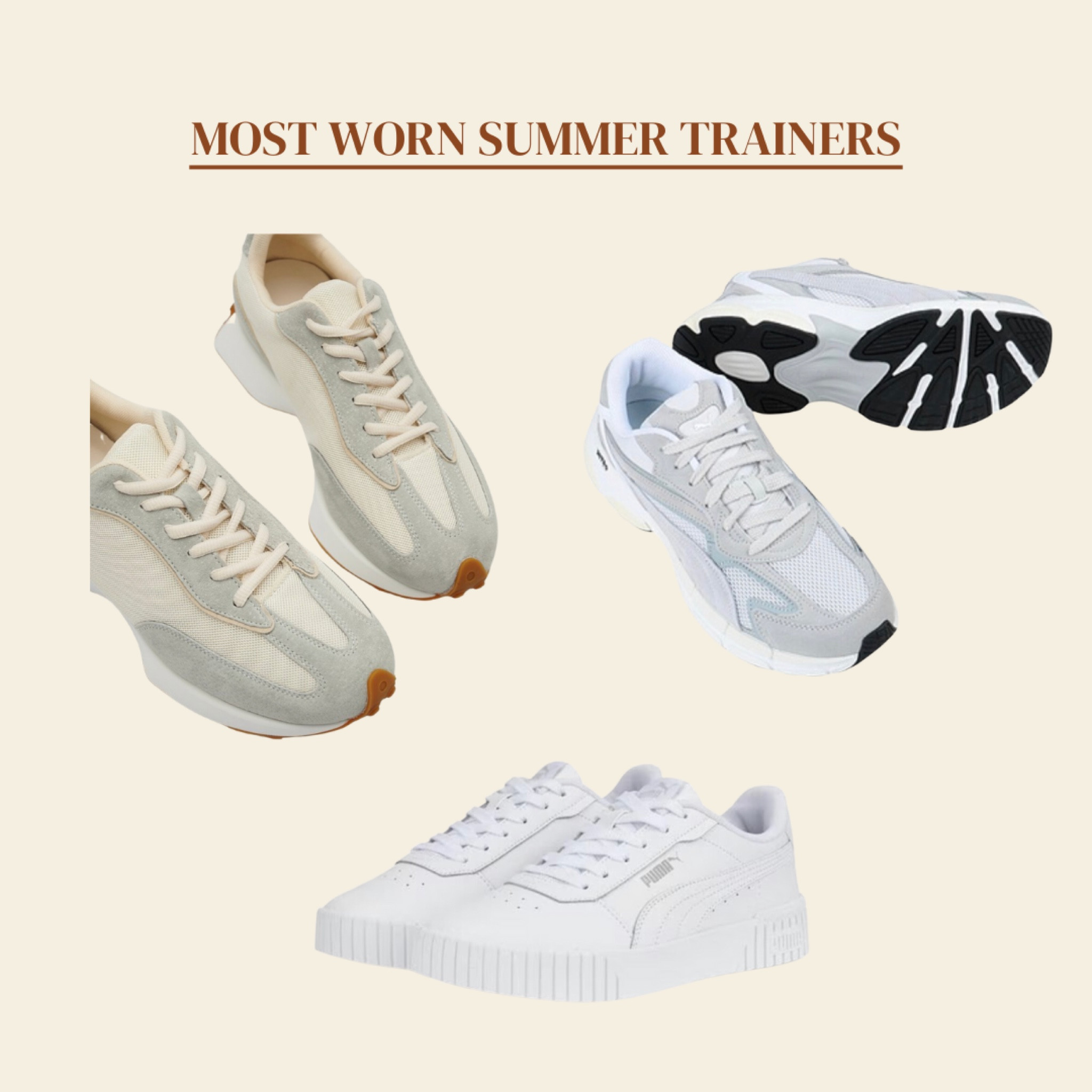 My ultimate trainer rotation on sale. Puma, grey trainers. 

#LTKsalealert #LTKunder100 #LTKshoecrush