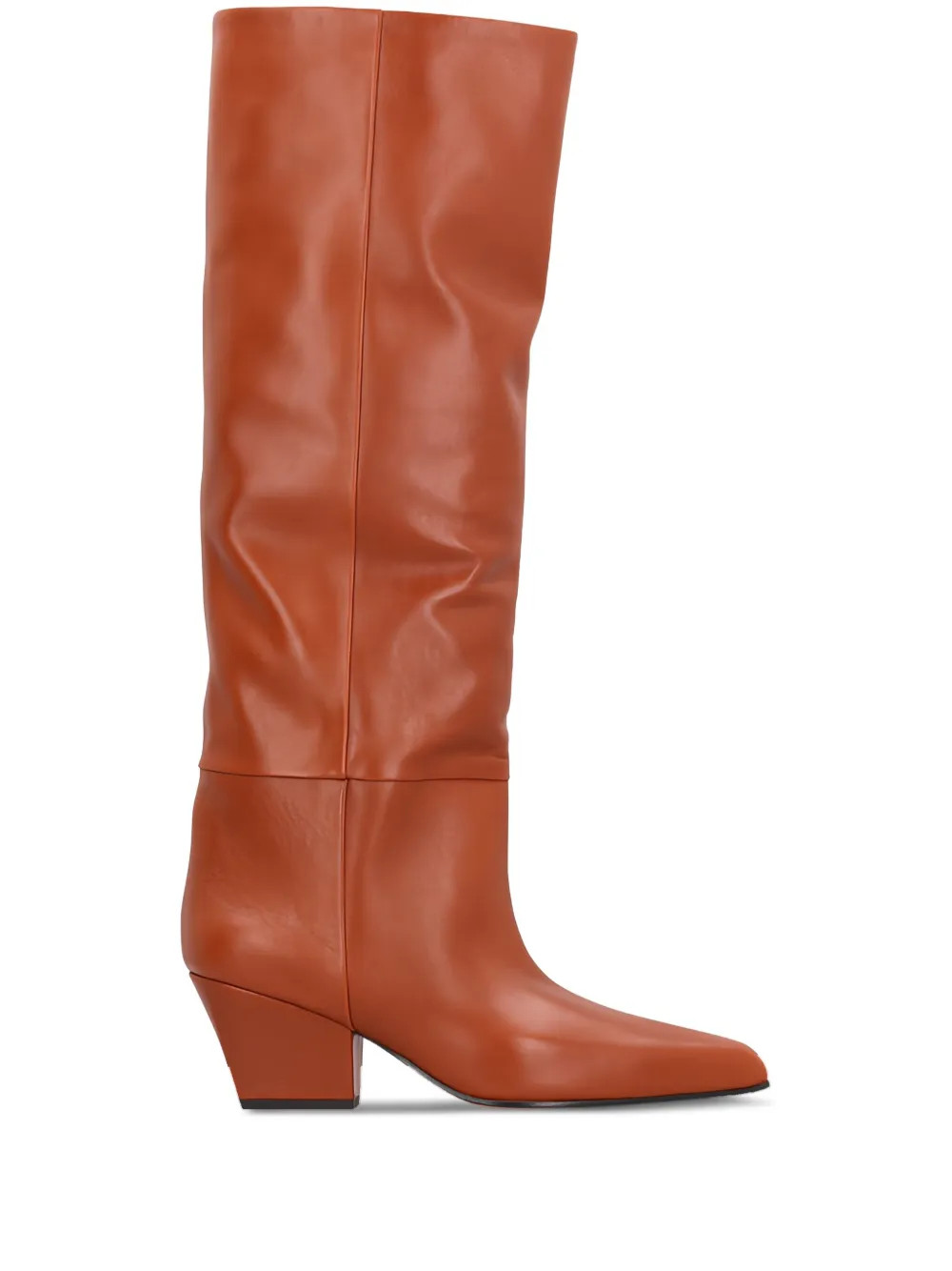 Paris Texas 60mm Jane leather knee-high boots - Brown | Farfetch Global