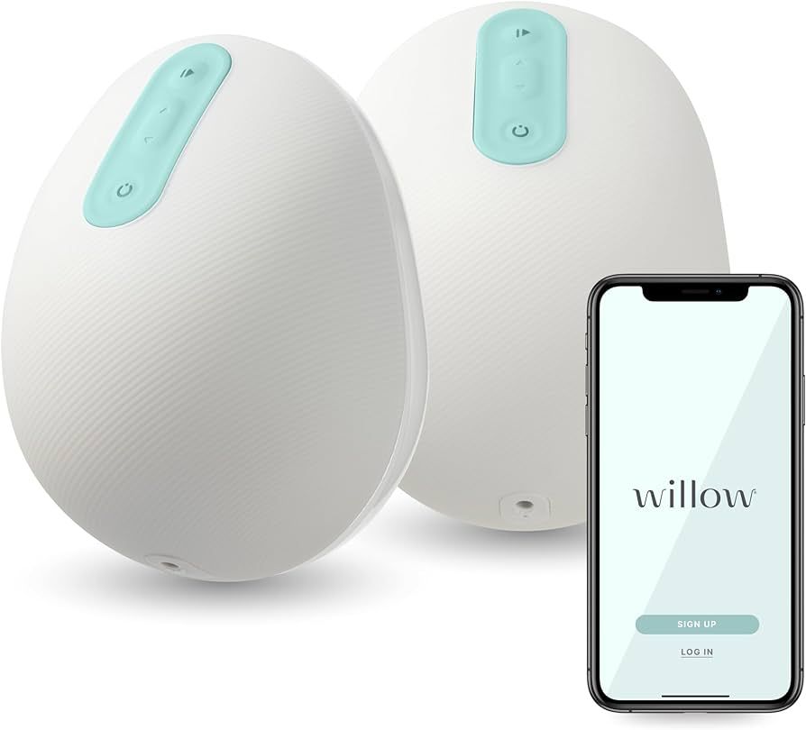 Willow 3.0 Wearable Breast Pump, Double Electric Breast Pump, Cordless, Hands Free Breast Pump wi... | Amazon (US)