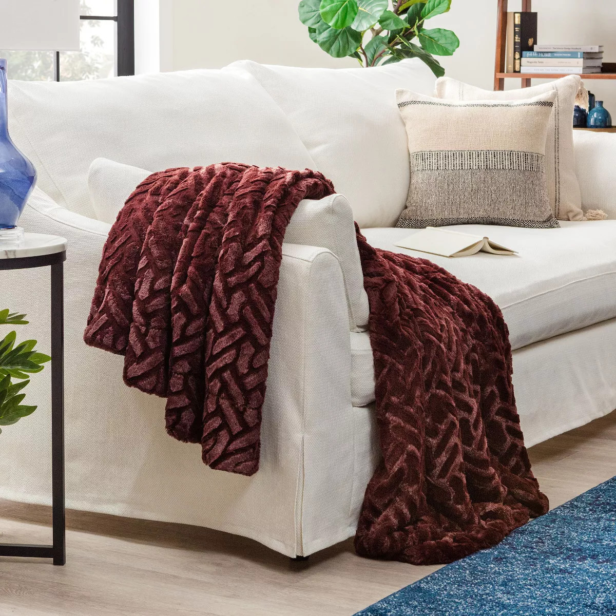 Chanasya Soft Cloud Faux Fur Throw Blanket - Reversible Faux Shearling | Target