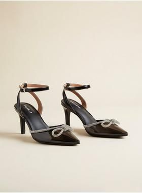 Embellished Bow Pointed Toe Heel (WW) | Torrid (US & Canada)
