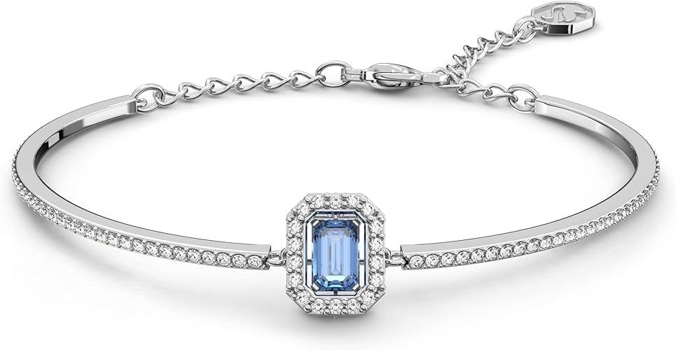 SWAROVSKI Millenia Earring and Bracelet Jewelry Collection, Blue Crystals, Clear Crystals, Pink C... | Amazon (US)