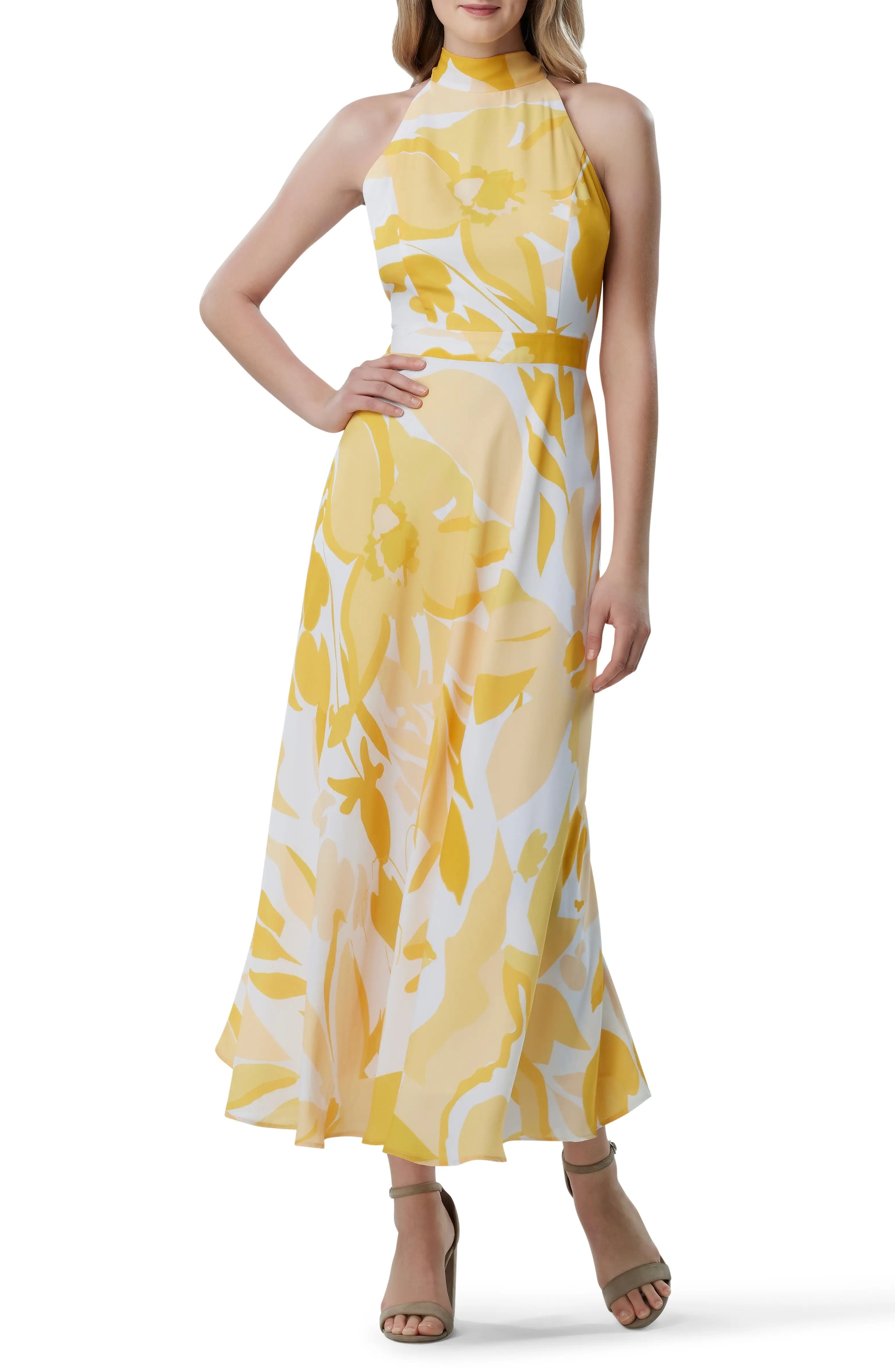 Printed Halter Maxi Dress | Nordstrom