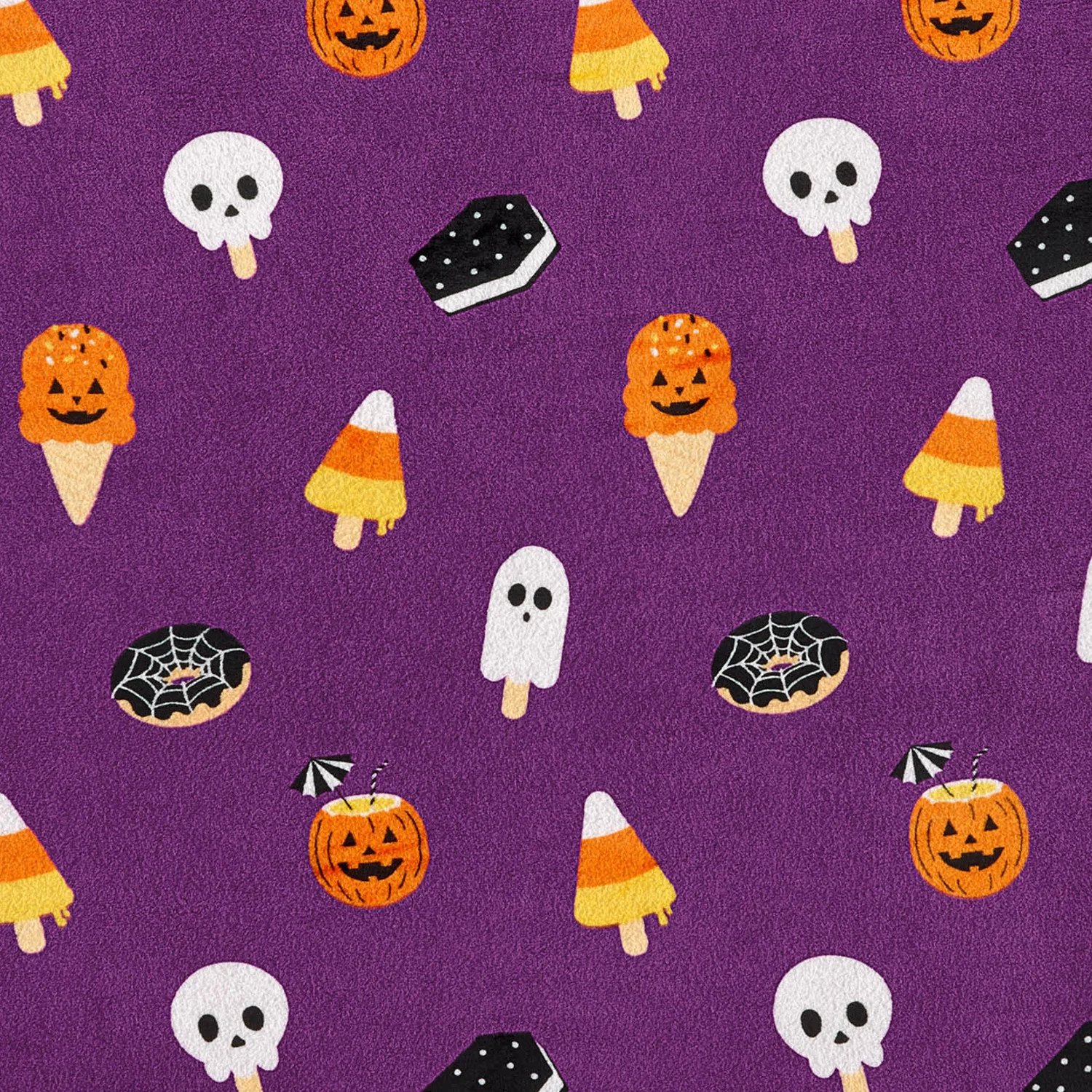 Summerween Velvet Plush Throw - Spooky Treats Design, for All Ages | Walmart (US)