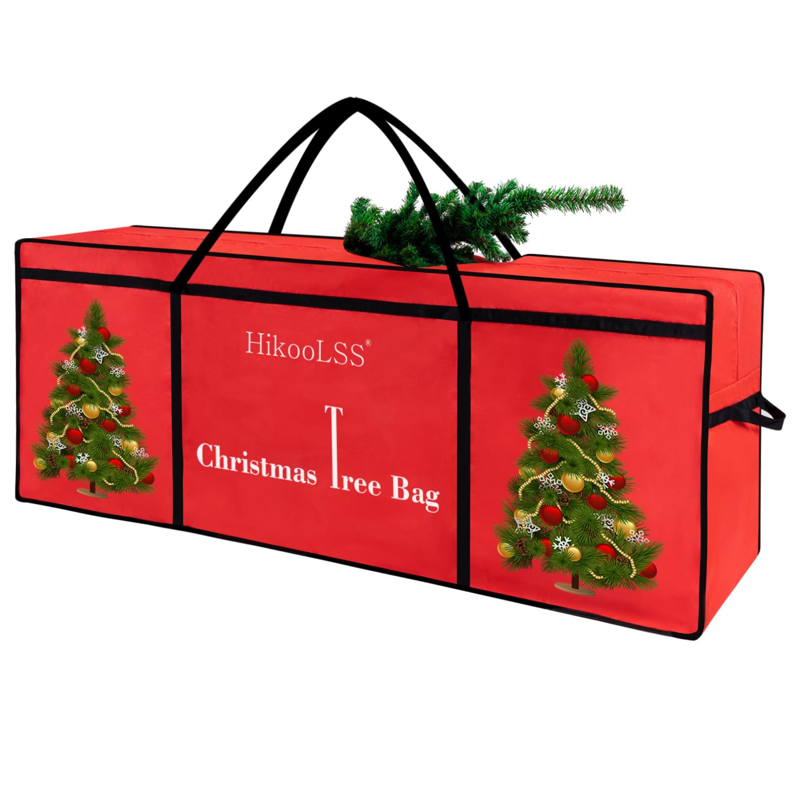 Christmas Tree Storage Bag 12 Ft Tall Tree Container/Holder Heavy Duty Oxford Dual Mesh Pockets,M... | Amazon (US)