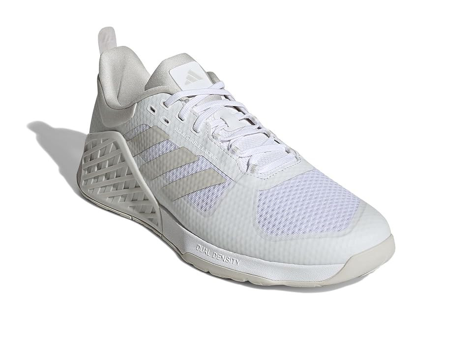 adidas Dropset 2 Trainer Shoes Footwear White/Linen Green/Silver Pebble : Men's 11.5 - Women's 12.5 Medium, Synthetic/Textile | Zappos