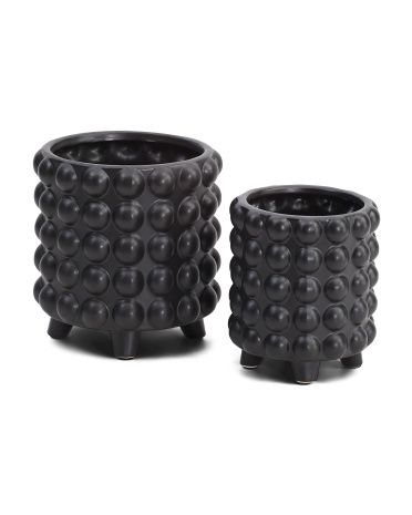 Set Of 2 Bubble Footed Planters | Marshalls