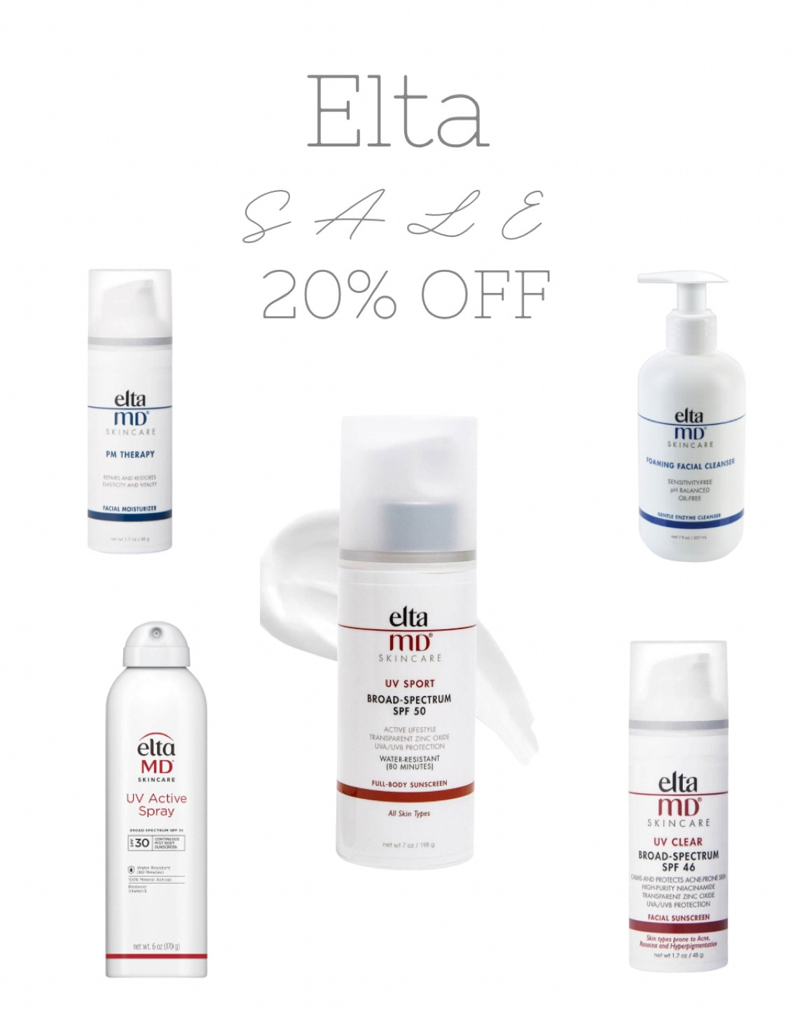 Elta sale: 20% OFF with code CHEERS

#LTKswim #LTKbeauty #LTKsalealert