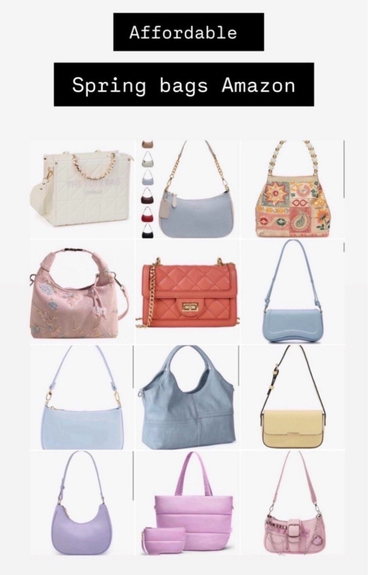 amazon handbags 
spring purse 
summer bags