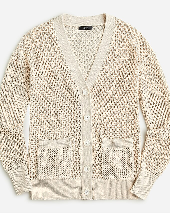 Limited-edition crochet cardigan sweater | J. Crew US