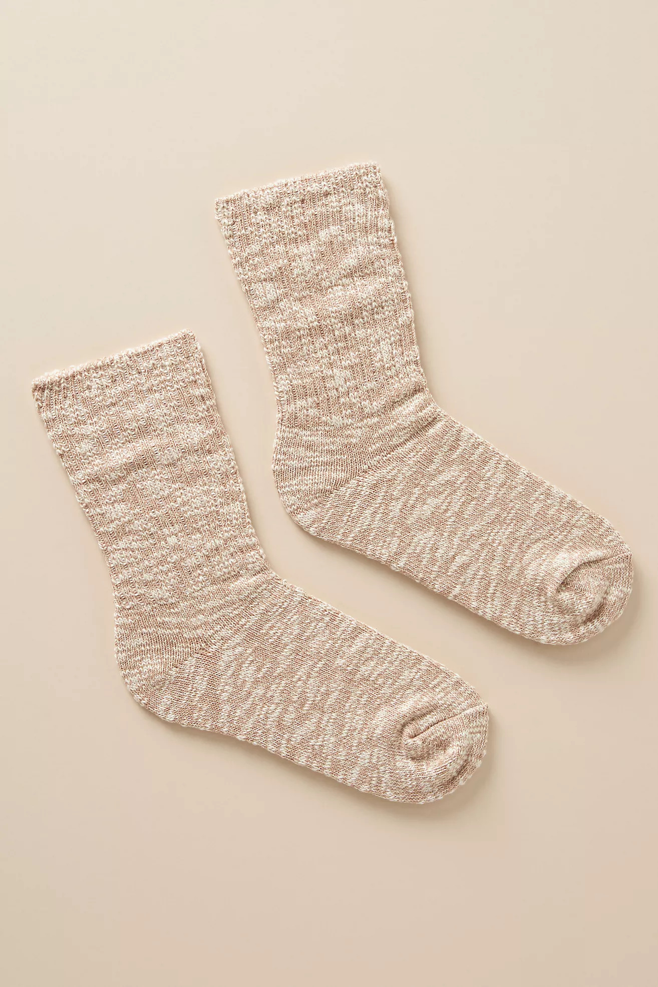 Lemon Terry Casual Crew Socks | Anthropologie (US)