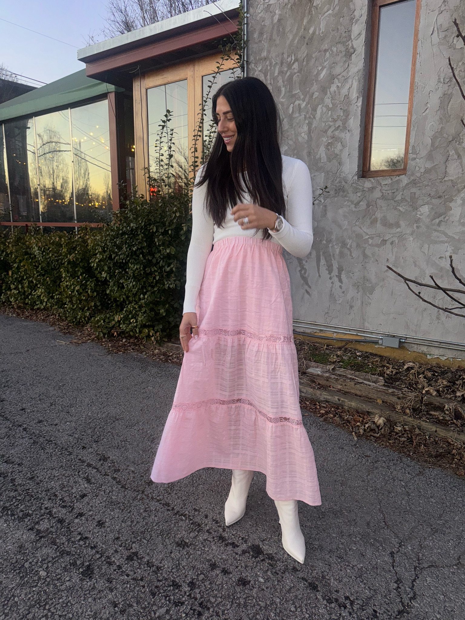Top: small
Skirt: small

Code: dede30 works for 30% off sitewide & in store! This outfit for a v-day date night or for the spring would be so cute! 

Dressupbuttercup.com #dressupbuttercup #dederaad 

#LTKFindsUnder50 #LTKSaleAlert #LTKSeasonal