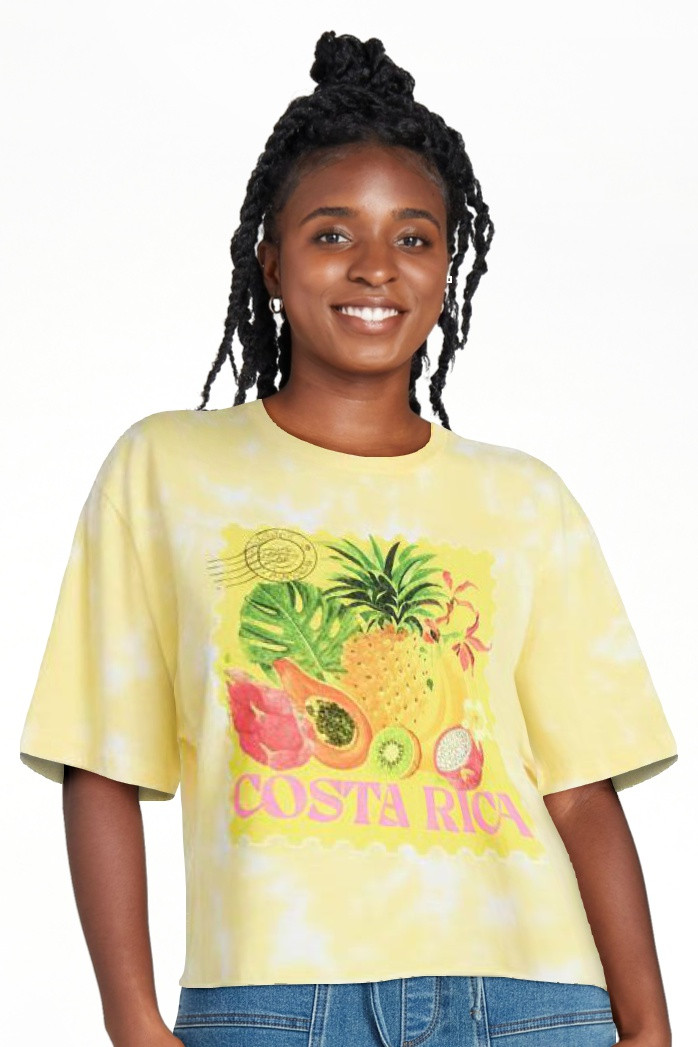 No Boundaries Boxy Cropped Graphic Tee, Women's XXS-XXL | Walmart (US)