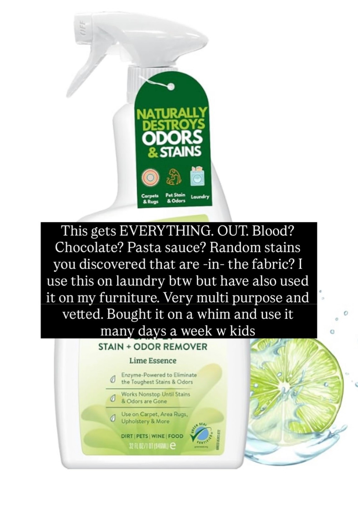 Best stain remover ever!! I have the liquid and the spray. I’ve used both on clothes and my furniture so it’s personal preference 

#LTKBeauty #LTKFindsUnder50 #LTKU