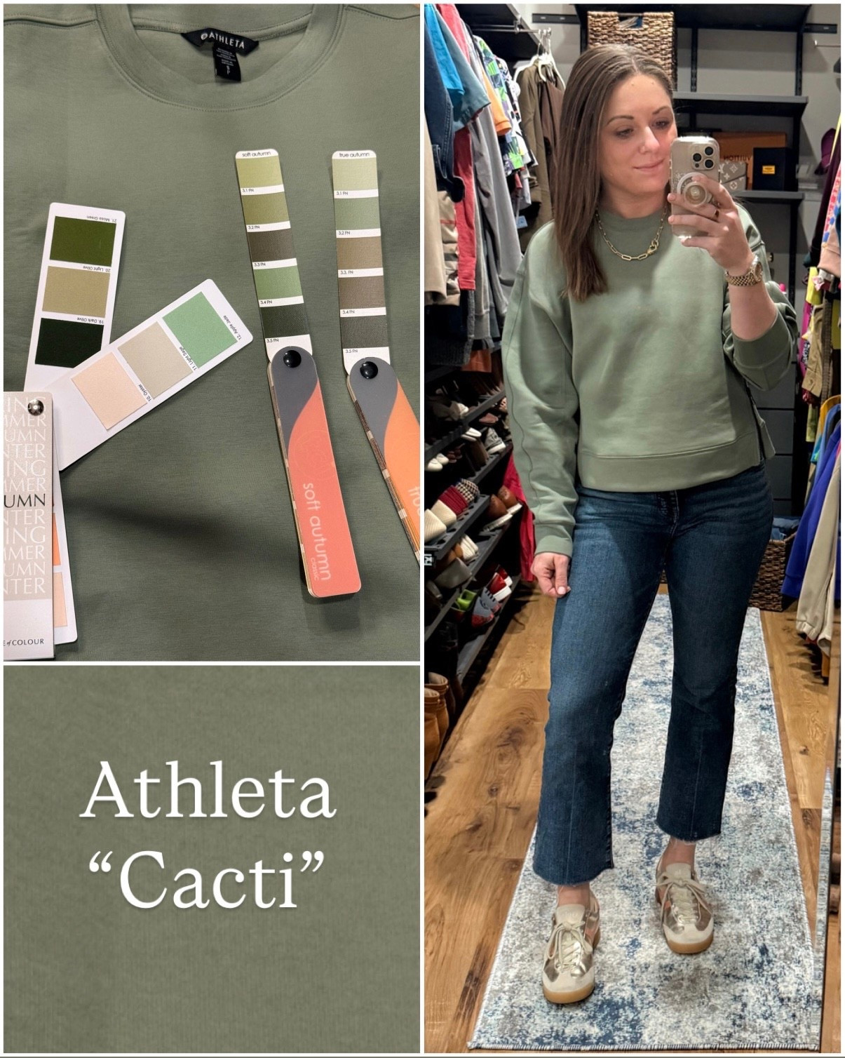 Athleta “Cacti” is a great neutral for true and soft autumns / HOC Autumns 

Stella and Dot Discount code: BRIT15

#LTKmomlife #LTKdayinmylife #LTKgrwm