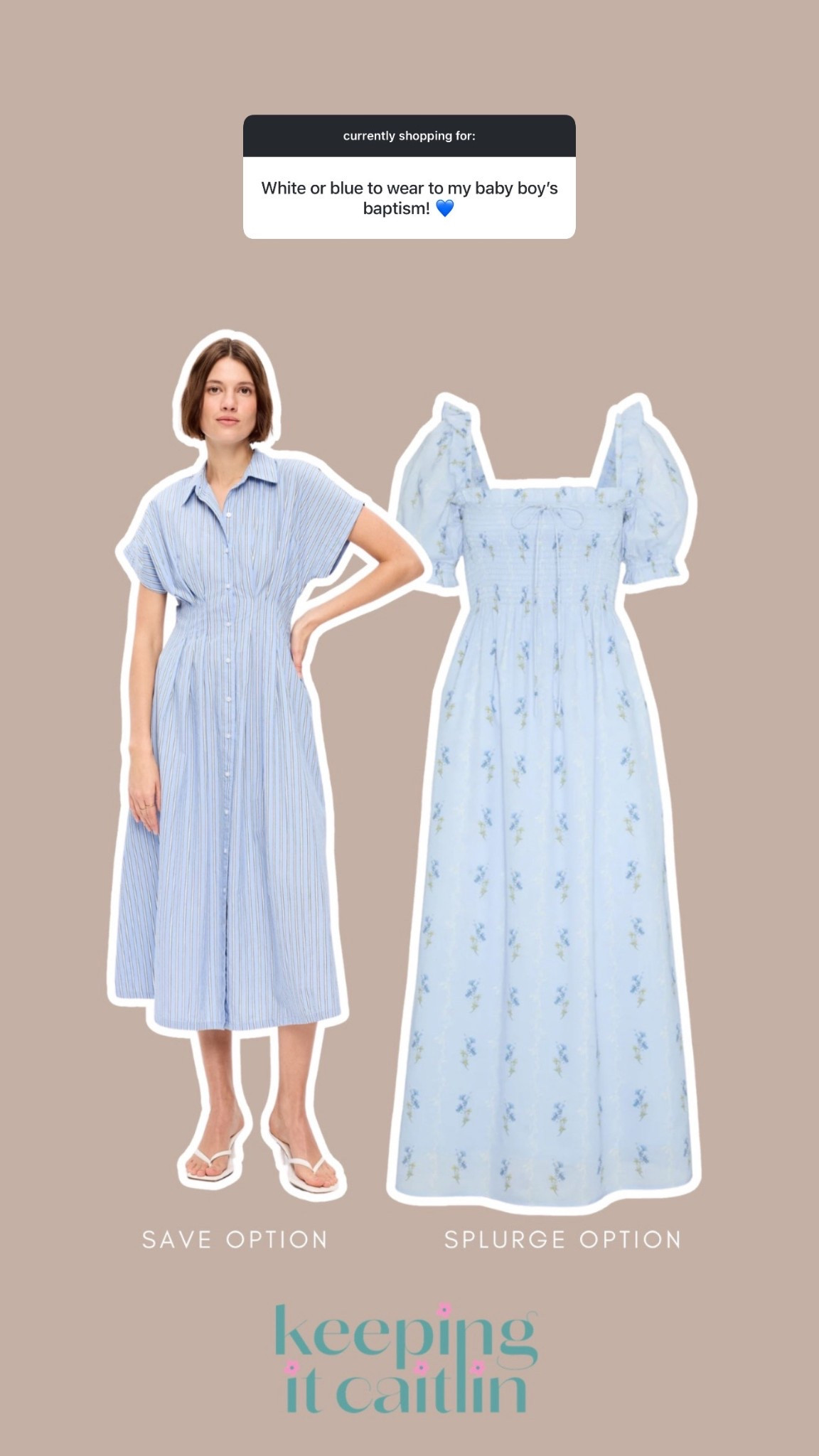 Easter spring blue dresses 