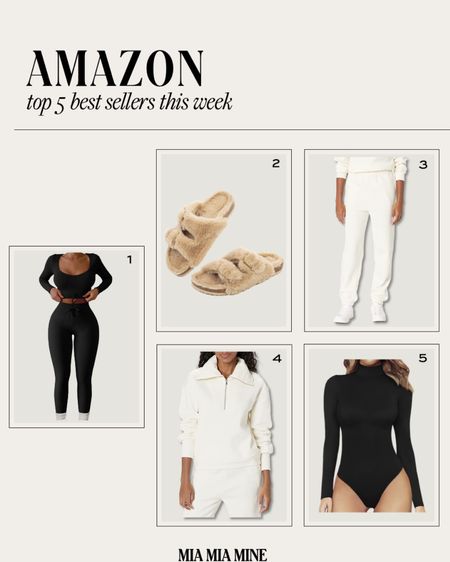 Amazon top 5 best sellers on #miamiamine
Amazon knit set
Amazon half zip pullover 
Amazon sweatsuit
Amazon faux fur slides 
Amazon turtleneck bodysuit 

#LTKunder50 #LTKstyletip #LTKunder100