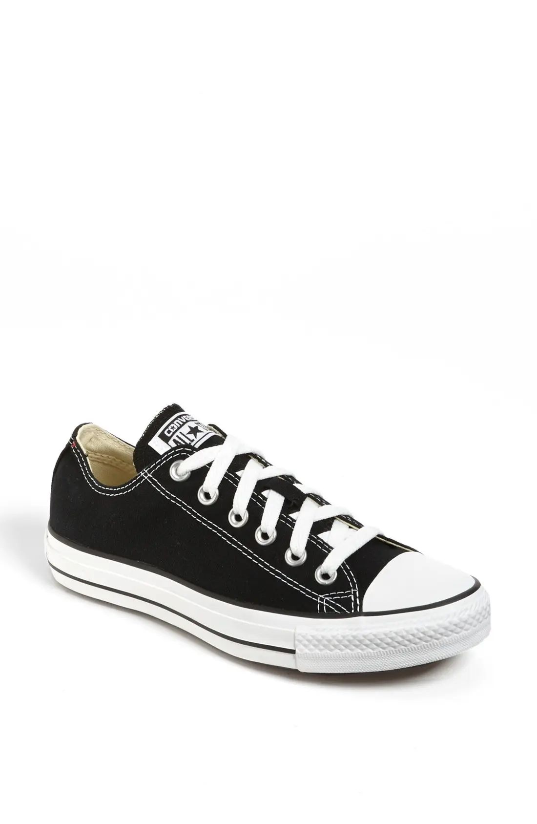 Converse Chuck Taylor(R) All Star(R) Low Top Sneaker, Size 7 in Black at Nordstrom | Nordstrom