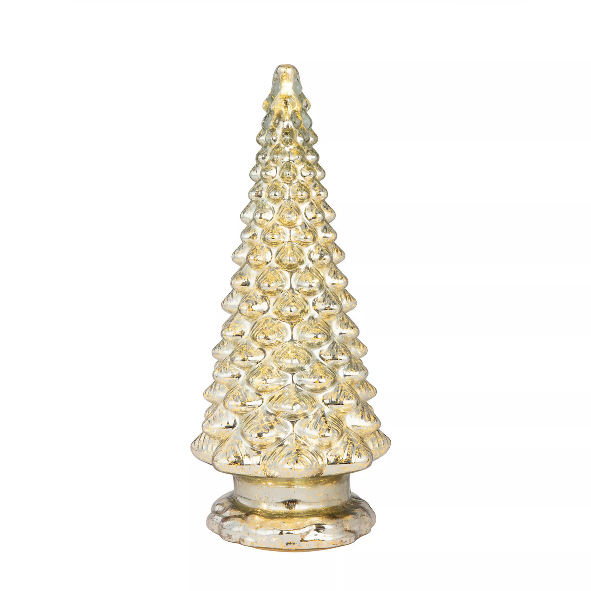 Mr Christmas Mercury Glass Tree with Twinkling Lights Table Decor | Kohl's