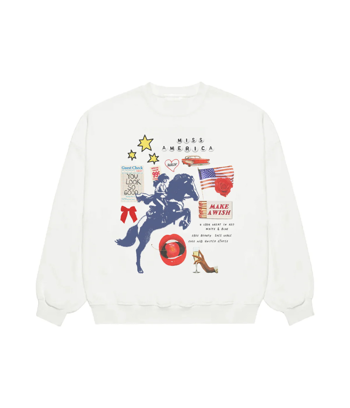 America's Charms Lightweight Crewneck | Shop Kristin Jones