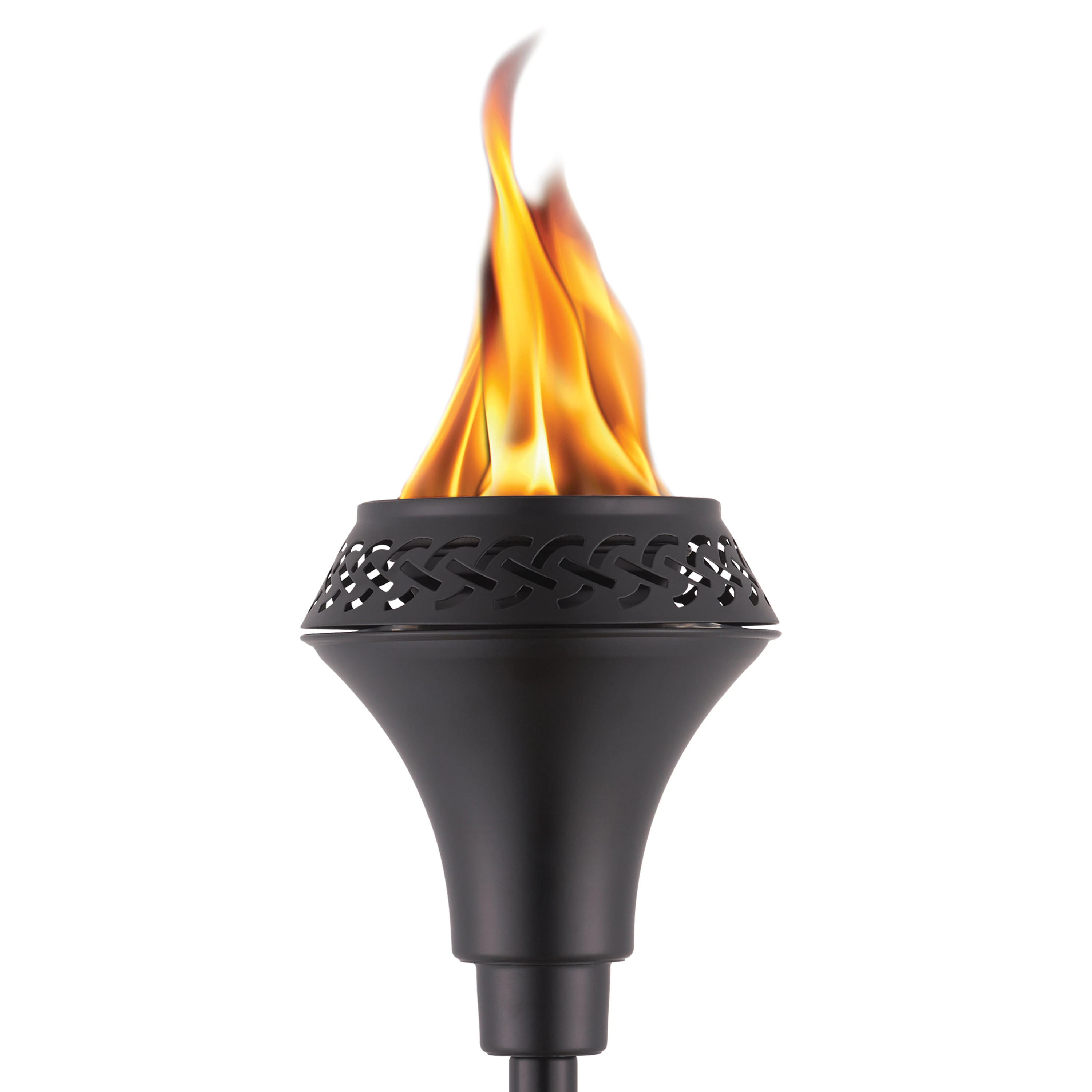 TIKI 65 Inches Brown/Bronze Steel Citronella Garden torch one_size | 1124085 | Lowe's