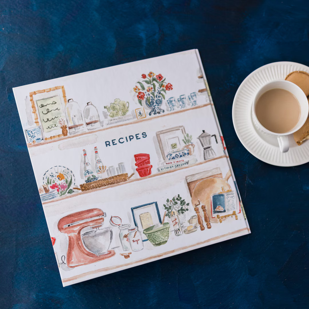 Summer Kitchen Shelves 3-ring Recipe Binder Add Optional Tab - Etsy | Etsy (US)