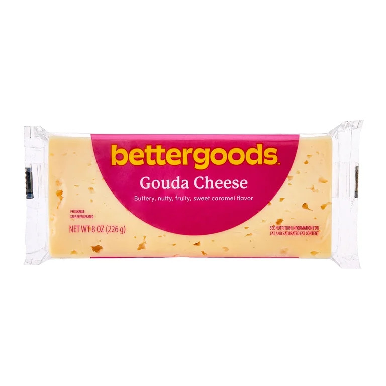 bettergoods Block Gouda Cheese, 8 oz | Walmart (US)