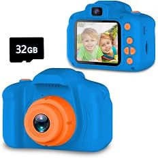Seckton Upgrade Kids Selfie Camera, Christmas Birthday Gifts for Boys Age 3-9, HD Digital Video C... | Amazon (US)
