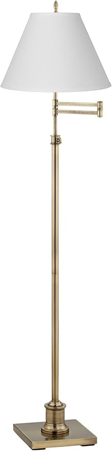360 Lighting Westbury Traditional Swing Arm Floor Lamp Adjustable Height Standing 70" Tall Antiqu... | Amazon (US)
