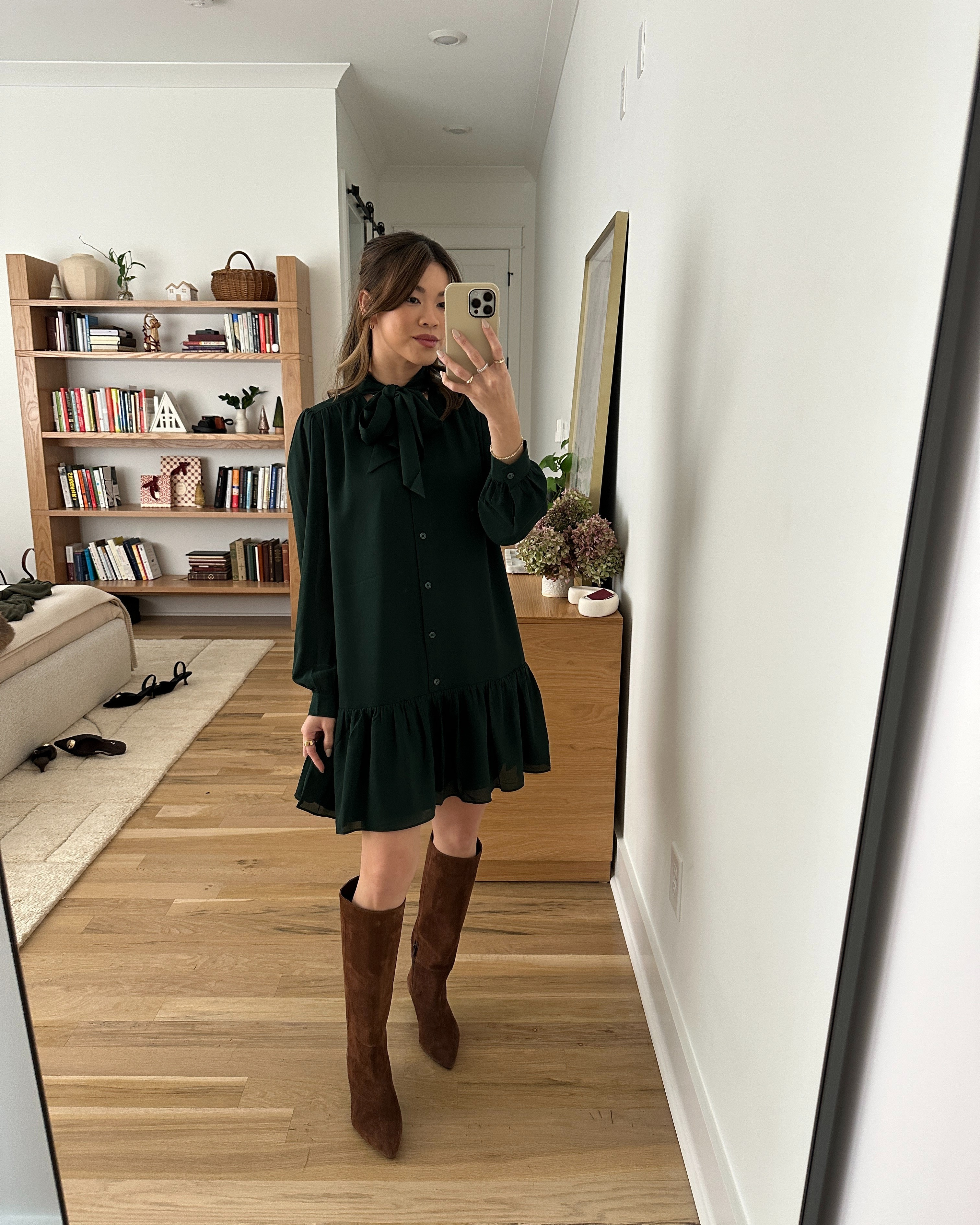 Wearing size small in the dress!

petite fashion, get dressed with me, outfit inspiration, ootd, nashville outfit, Nashville influencer, petite style, vacation style, mom style, petite dress, winter dress, winter outfit, winter outfit inpso, winter outfit idea, winter style, boots, suede boots, dress, holiday dress,  

 

#LTKHoliday #LTKSeasonal #LTKPetite