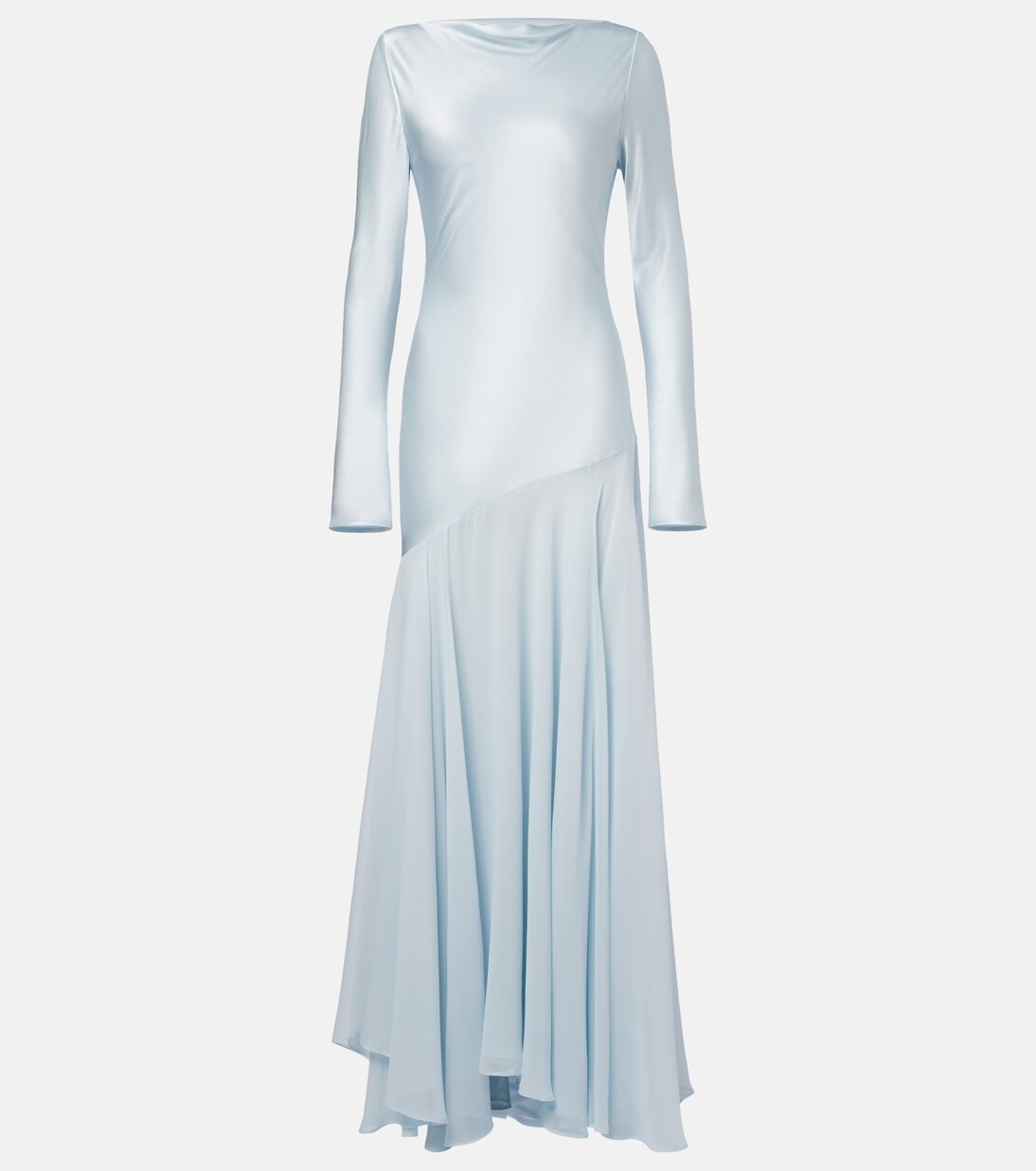 Robe Cordelia aus Seidensatin und Chiffon | Mytheresa (DACH)