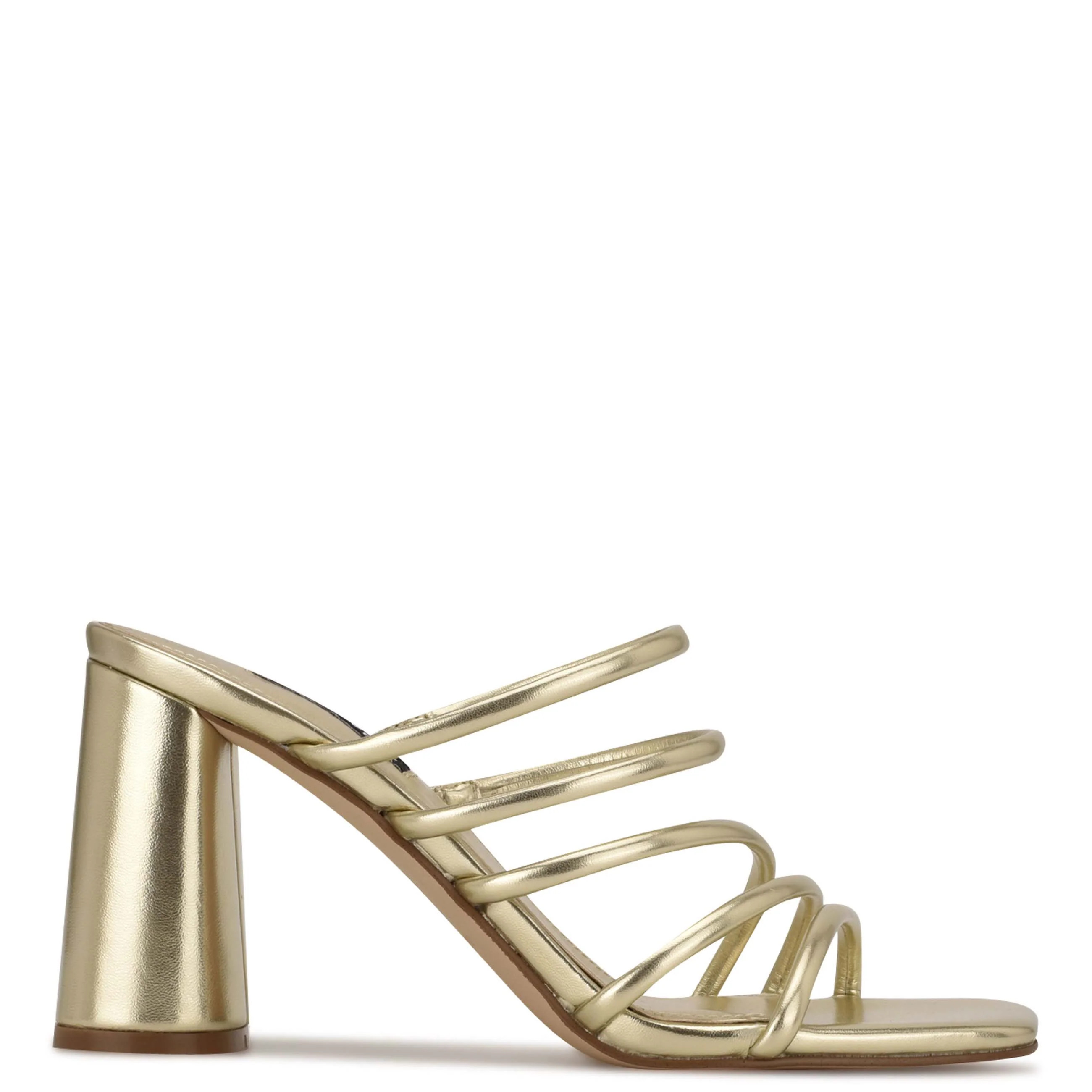 Girlie Block Heel Slide Sandals | Nine West (US)
